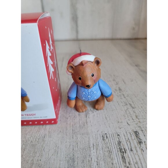 Hallmark hanging with Teddy ornaments Xmas - Picture 2 of 7
